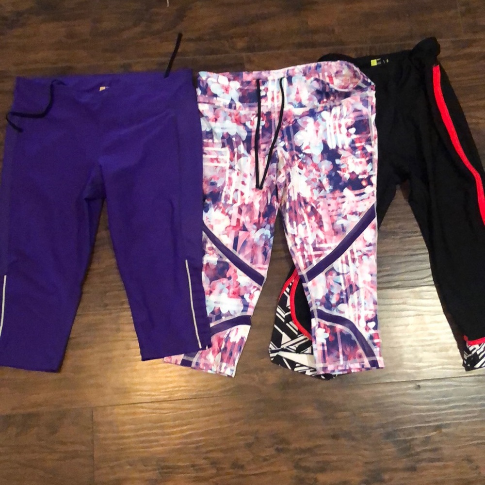 Lot of 3 workout capris
